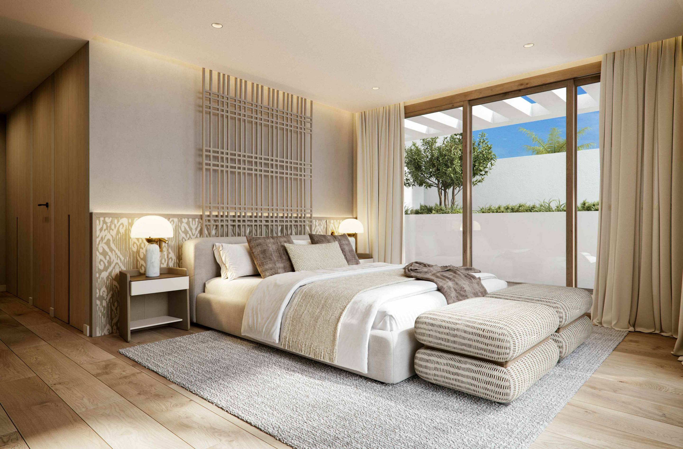 Family bathroom in new-build villa, Hacienda Elviria, Marbella