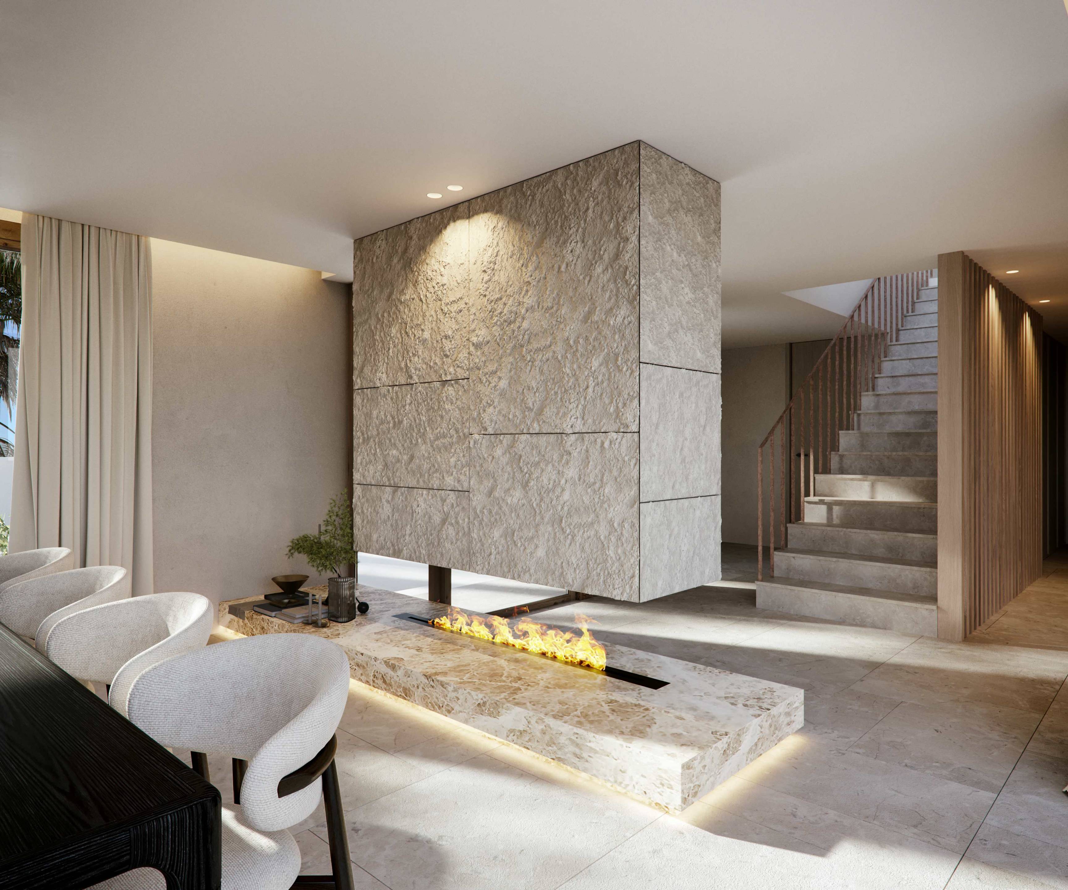 Ground-floor living area with garden access, Hacienda Elviria villa