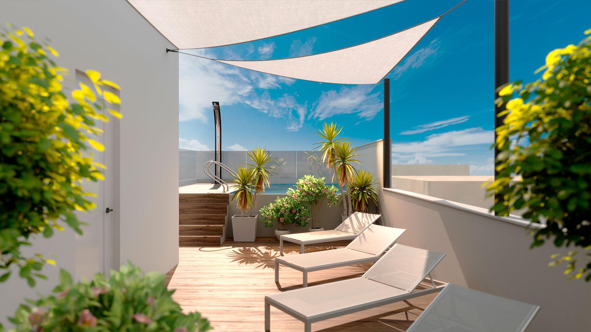 Double bedroom in 1-bedroom penthouse, Centro, Torrevieja
