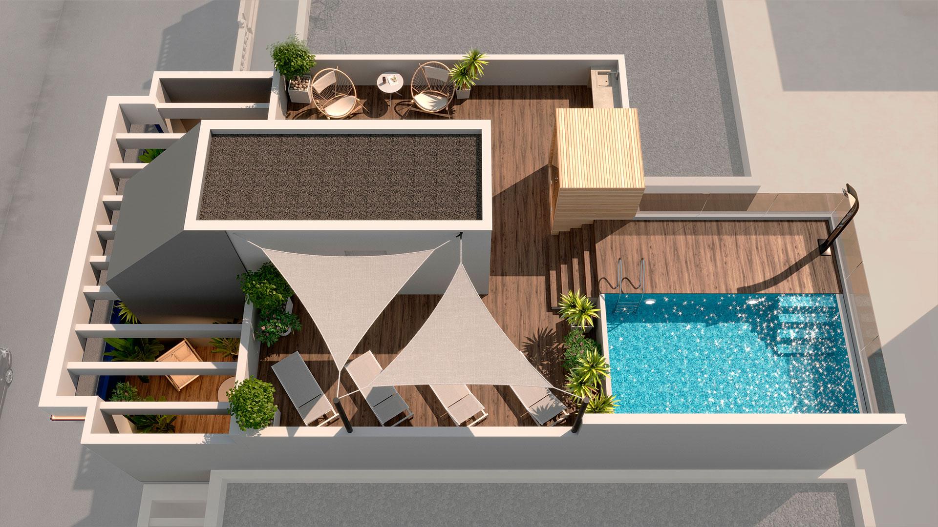 Additional room with storage space in penthouse, Centro, Torrevieja