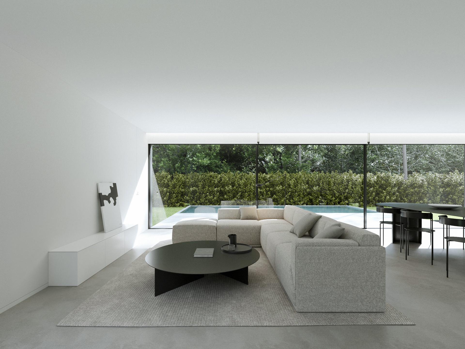 Private rear garden of new-build villa on 500 m2 plot, Zona Rincón Alto, Benidorm