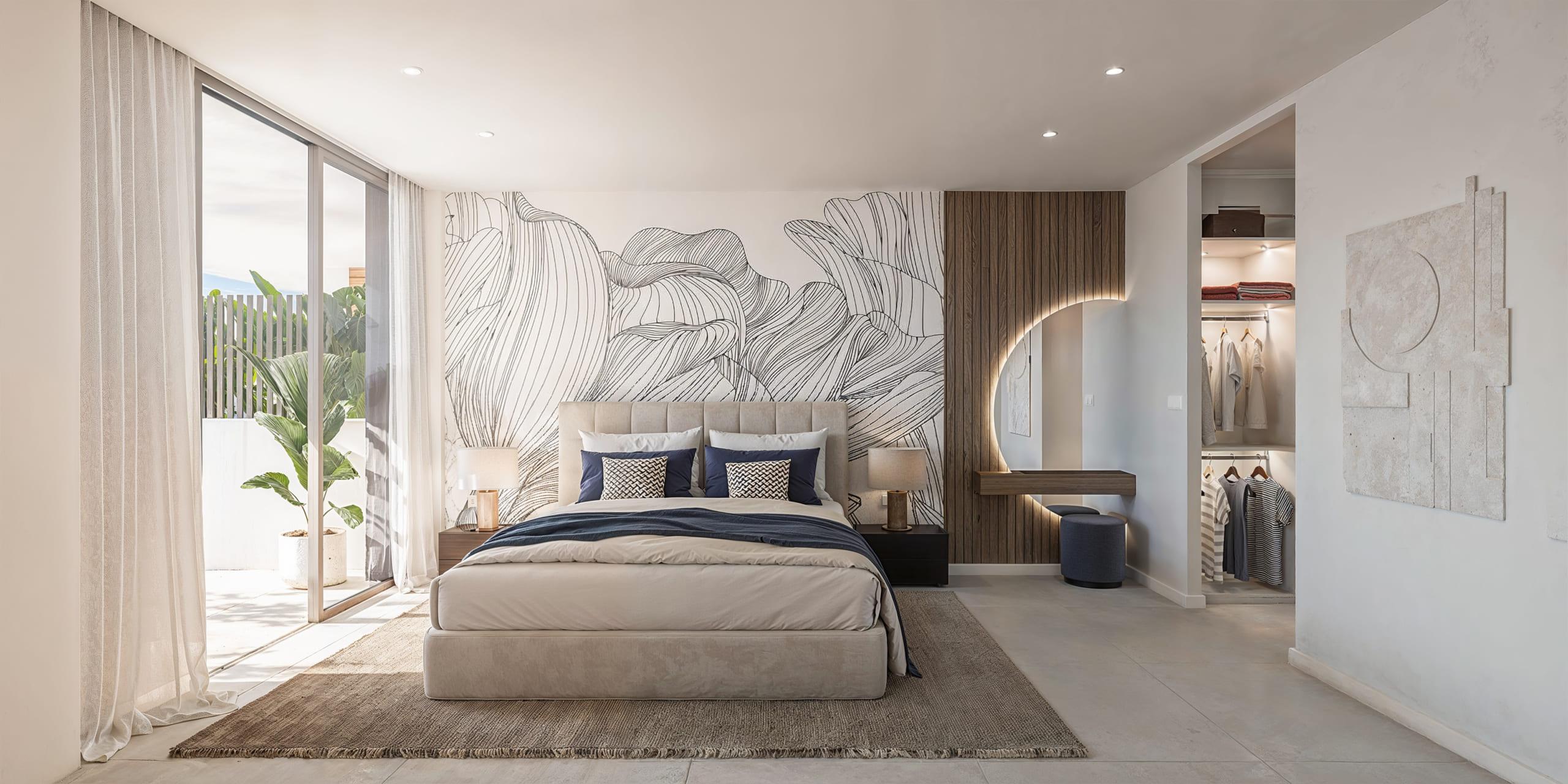 Communal area within new-build development, Cancelada, Estepona