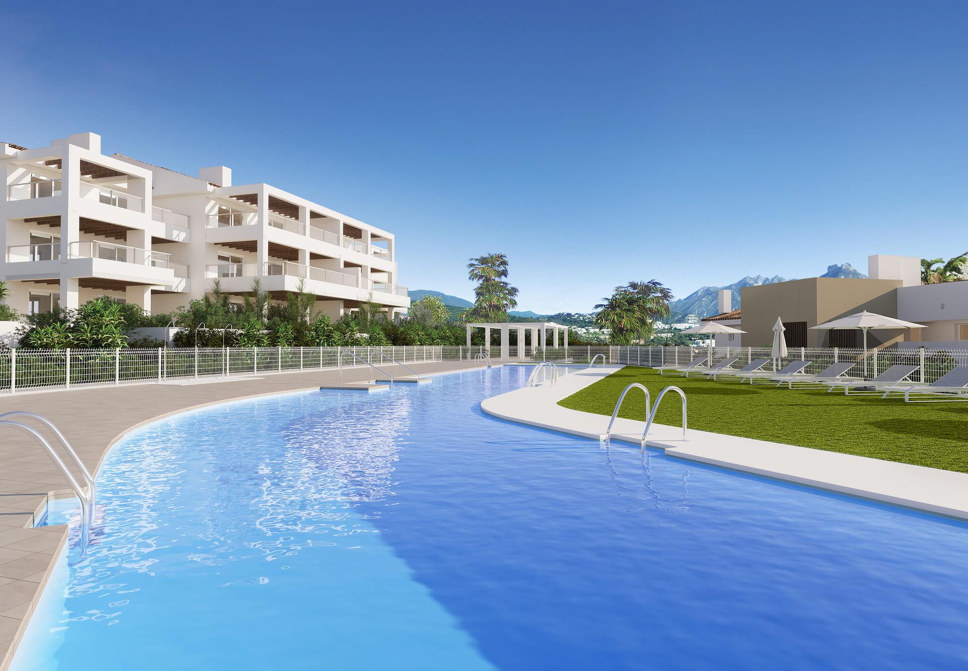 Second bedroom in 3-bedroom new-build apartment, El Paraíso, Benahavis