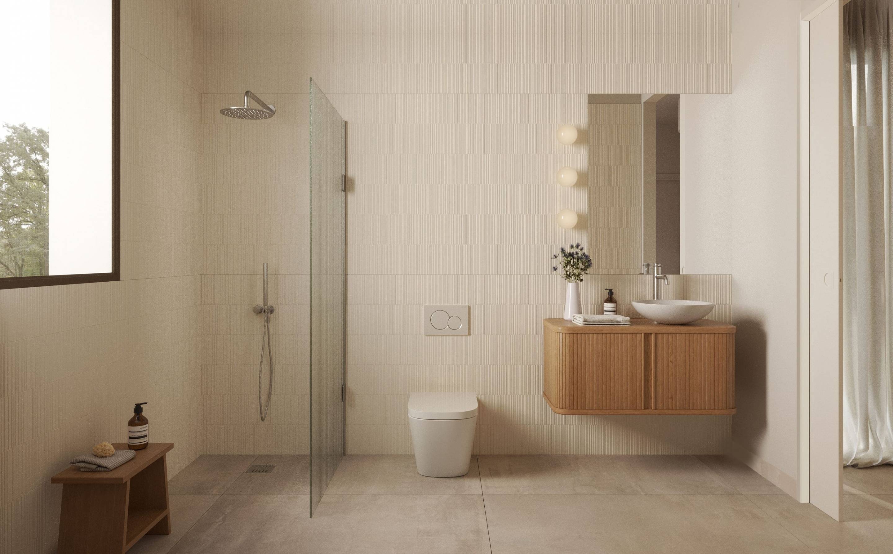 Main bedroom with built-in wardrobes in new-build villa, Algorfa