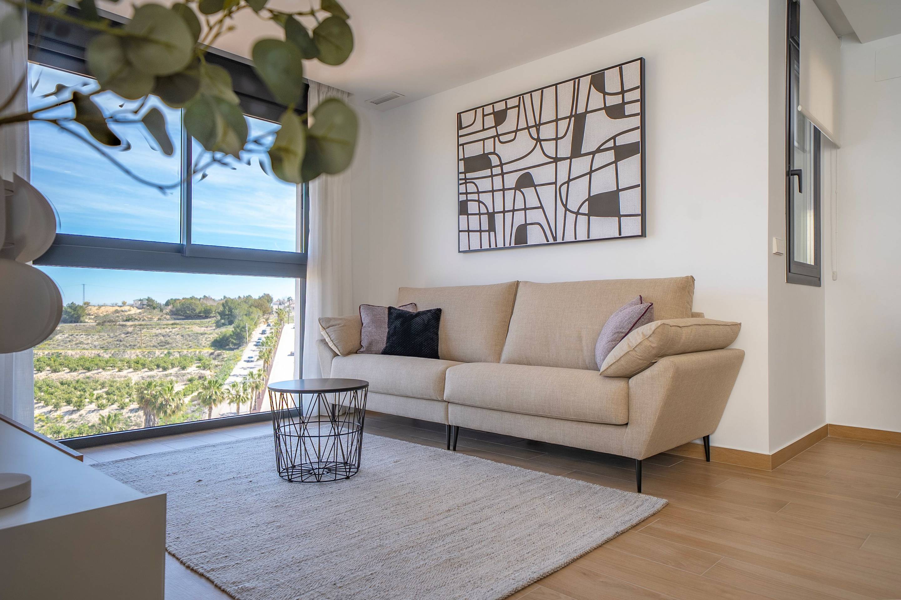 Solarium level of 3-bedroom new-build townhouse, Algorfa