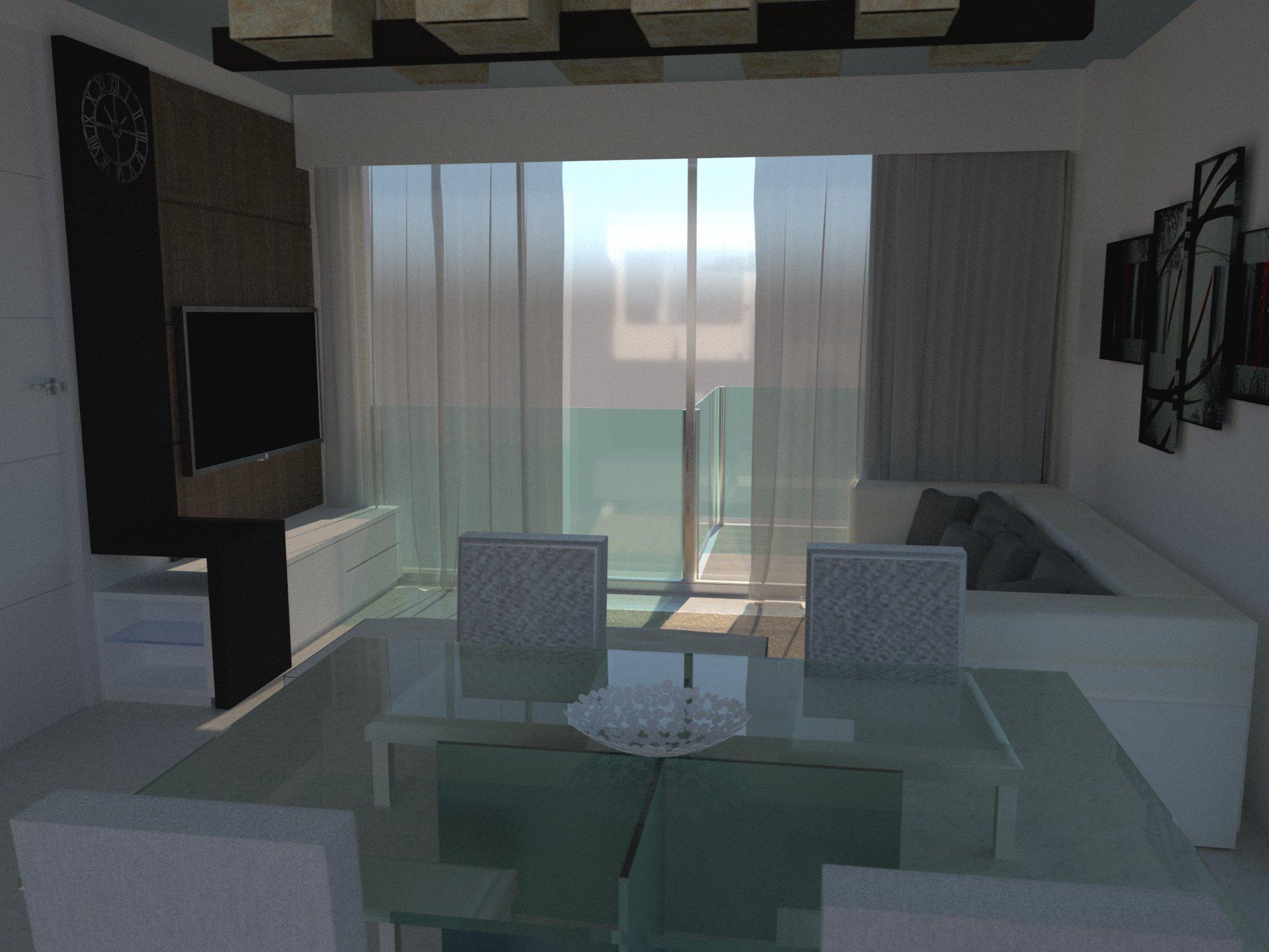 Emergency staircase inside apartment building, Seascape Resort, Finestrat