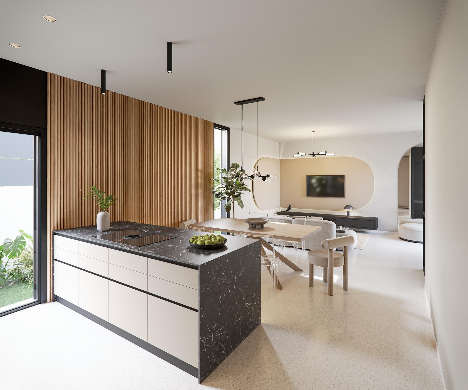 Double bedroom with window in new-build villa, Pueblo, San Miguel De Salinas