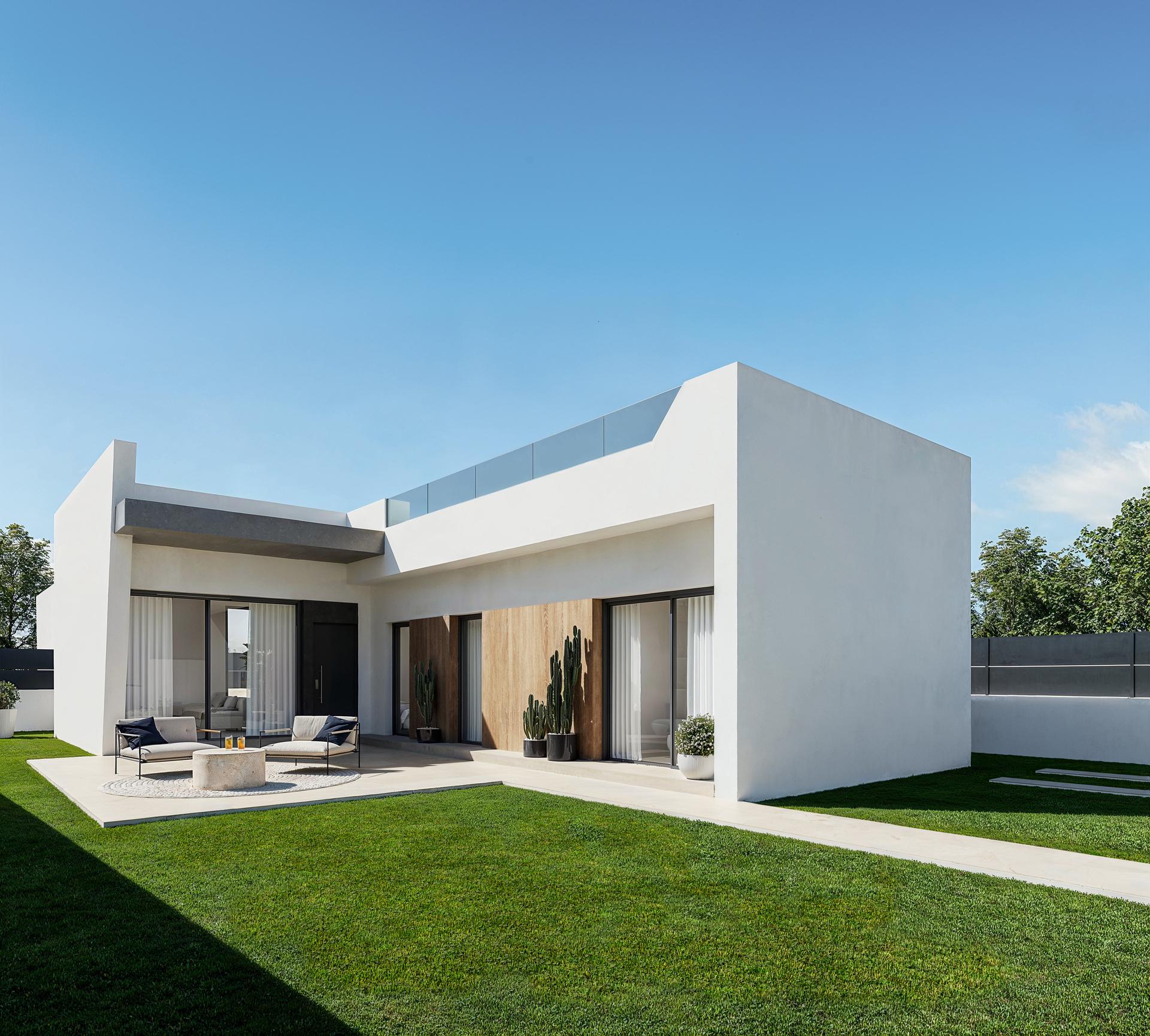 Hallway and internal corridor in 3-bedroom new-build villa, Pueblo, San Miguel De Salinas