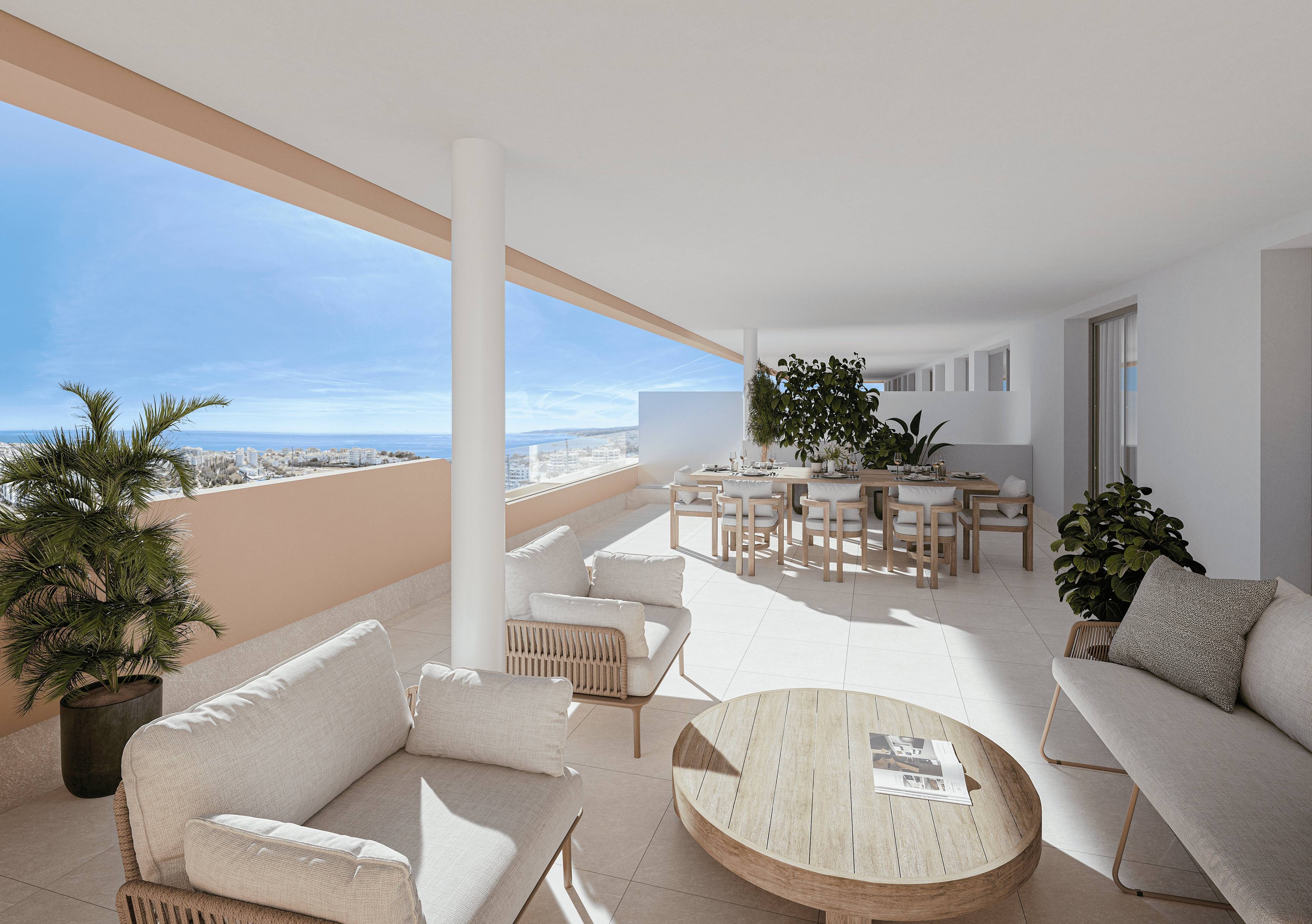 Second bathroom with tiled walls in 2-bedroom new-build apartment, Las Mesas, Estepona