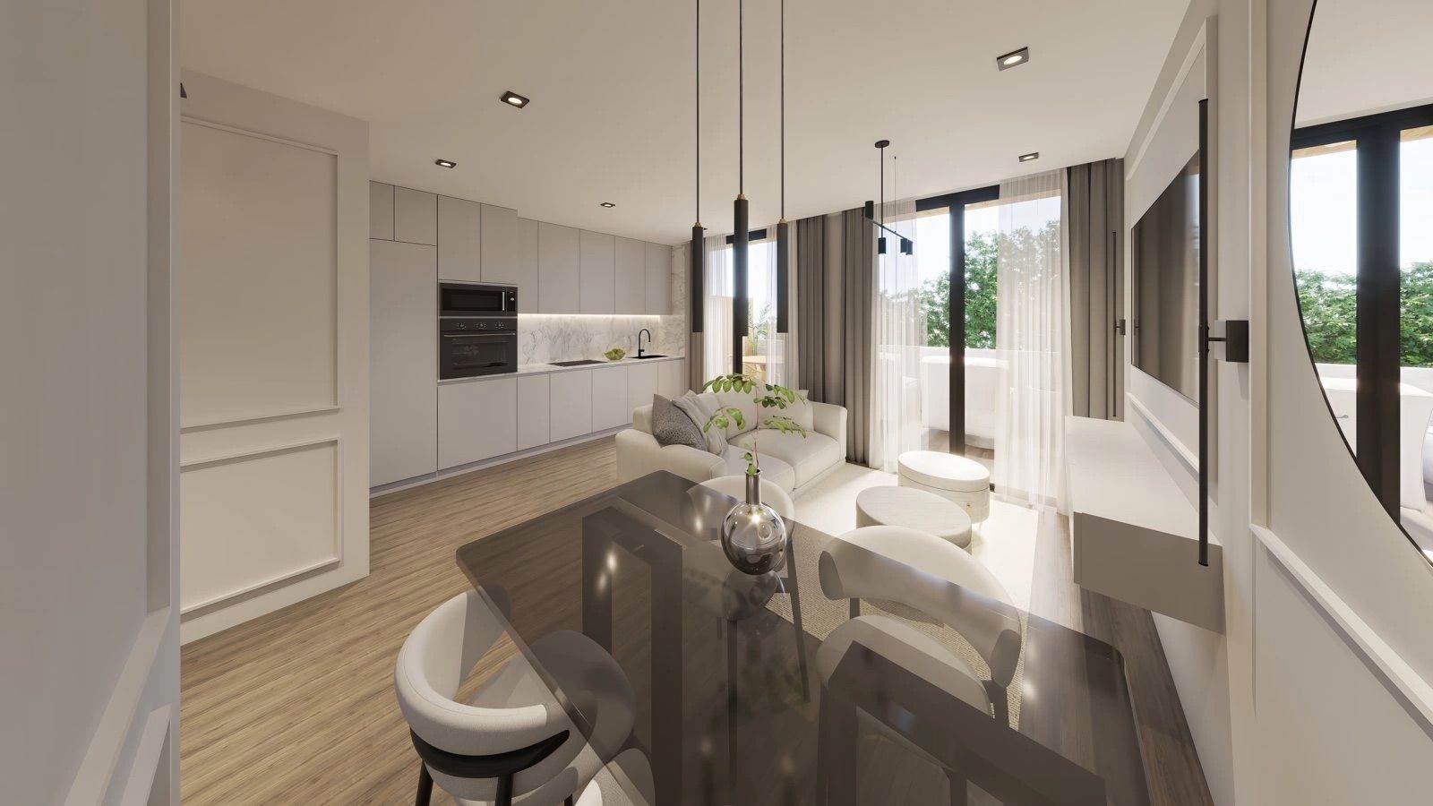 Apartment block set within landscaped development grounds, Las Cañadas, Mijas
