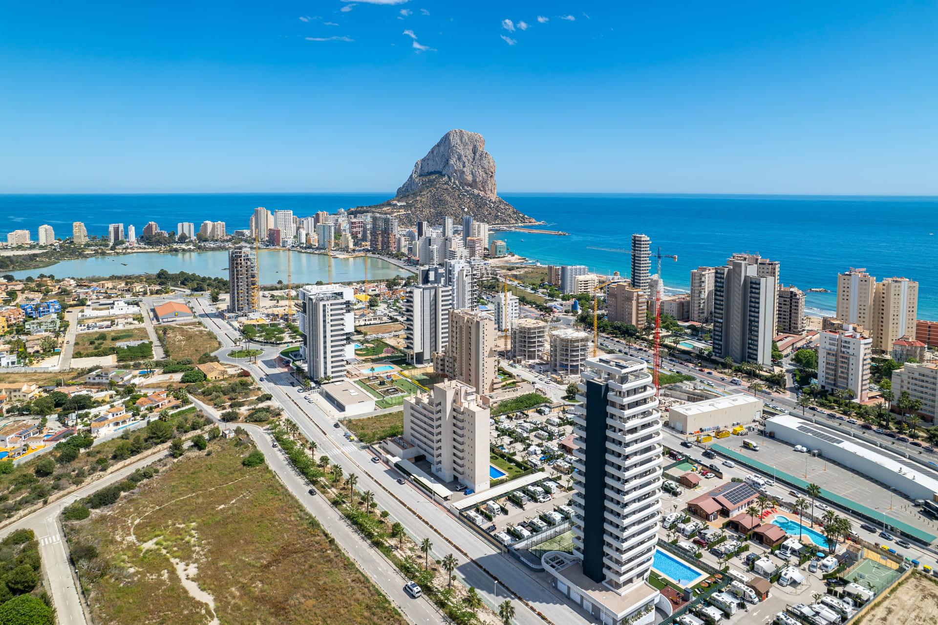 Two allocated underground parking spaces in new-build complex, Calpe Town