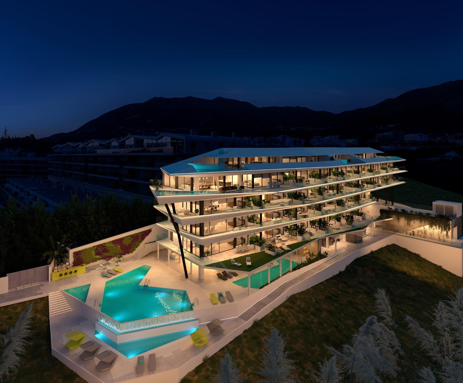 Underground parking area with two allocated spaces, Carvajal complex, Fuengirola