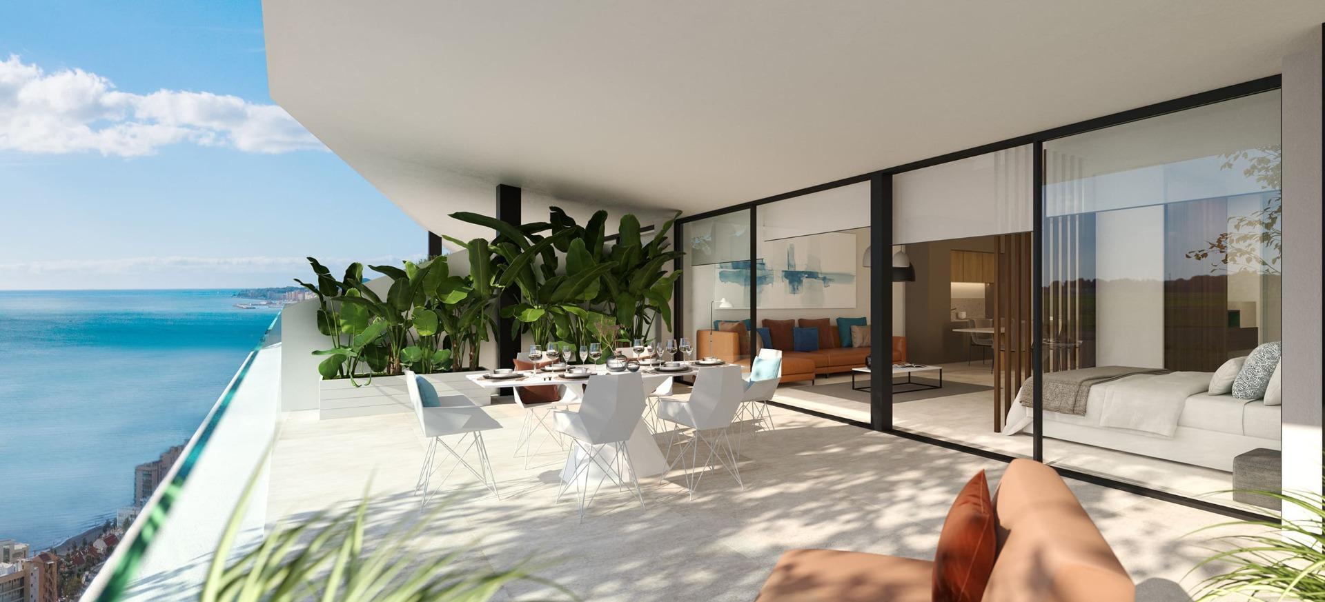 Home automation control panel in new-build apartment, Carvajal, Fuengirola