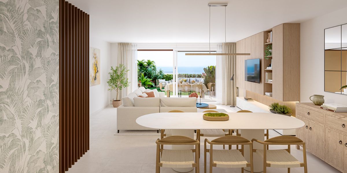 Bathroom with modern fittings in new-build apartment, La Cala de Mijas