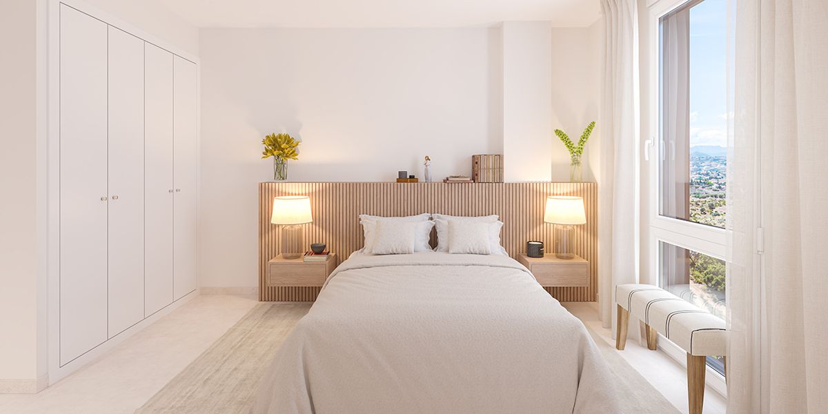 Private garden area of ground-floor apartment in La Cala de Mijas development