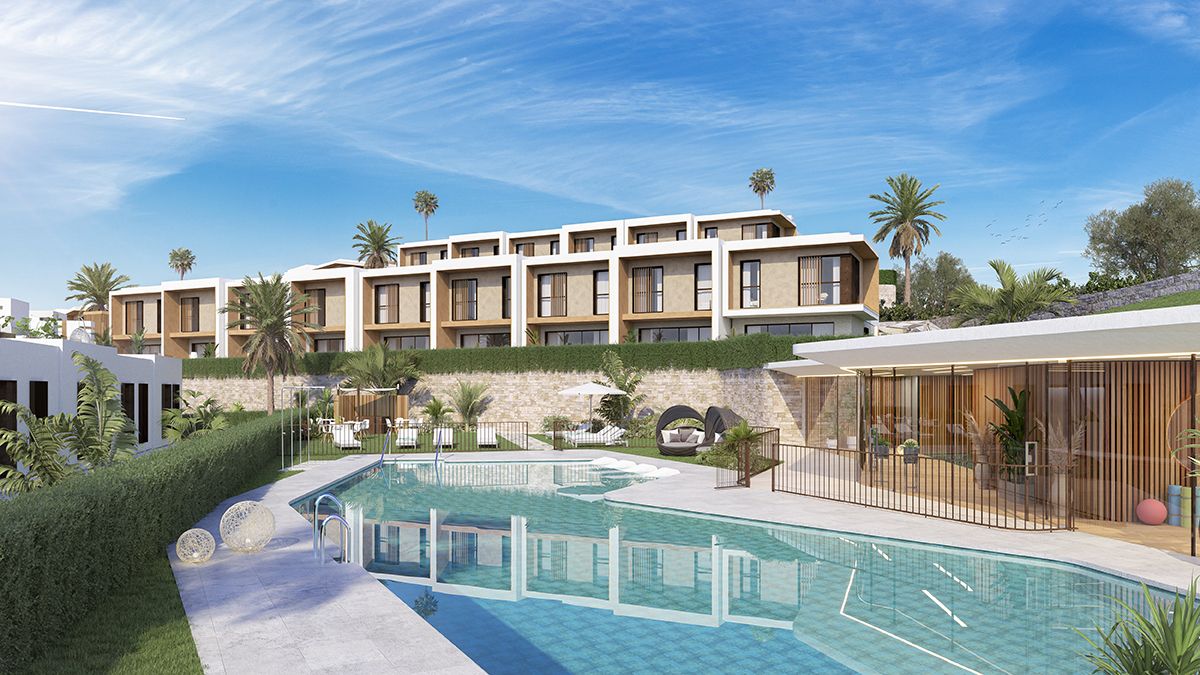 Entrance and lobby of new-build development, La Cala de Mijas