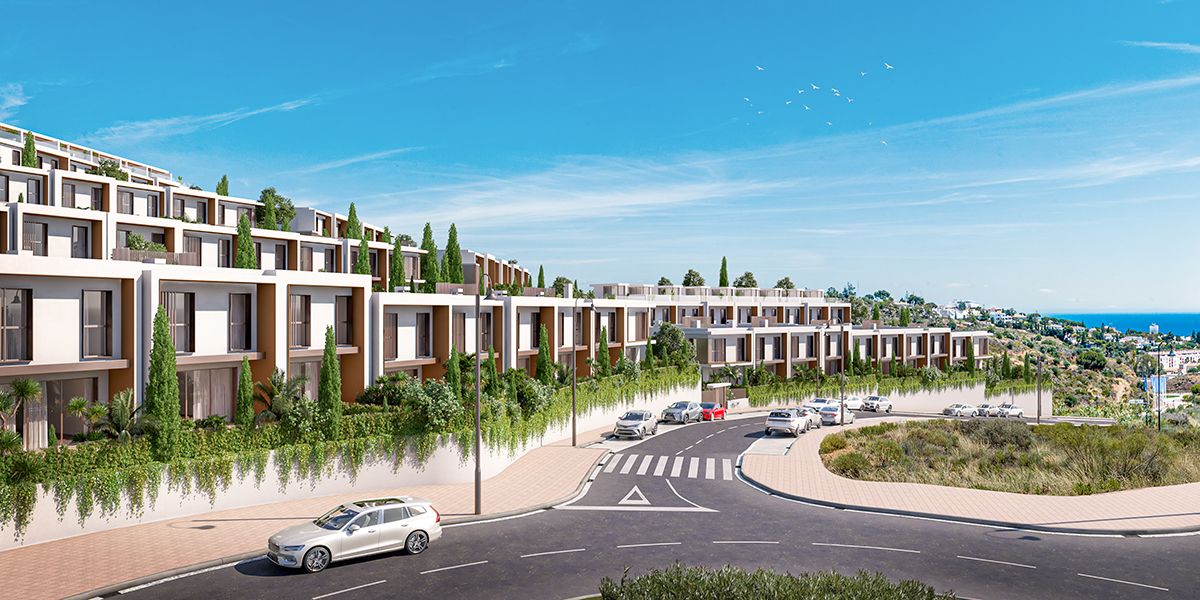 Master bedroom with built-in wardrobes in 3-bedroom apartment, La Cala de Mijas