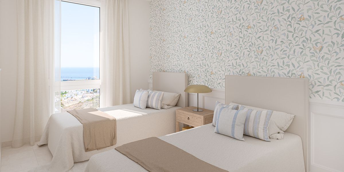 Private garden area of ground-floor apartment, La Cala de Mijas