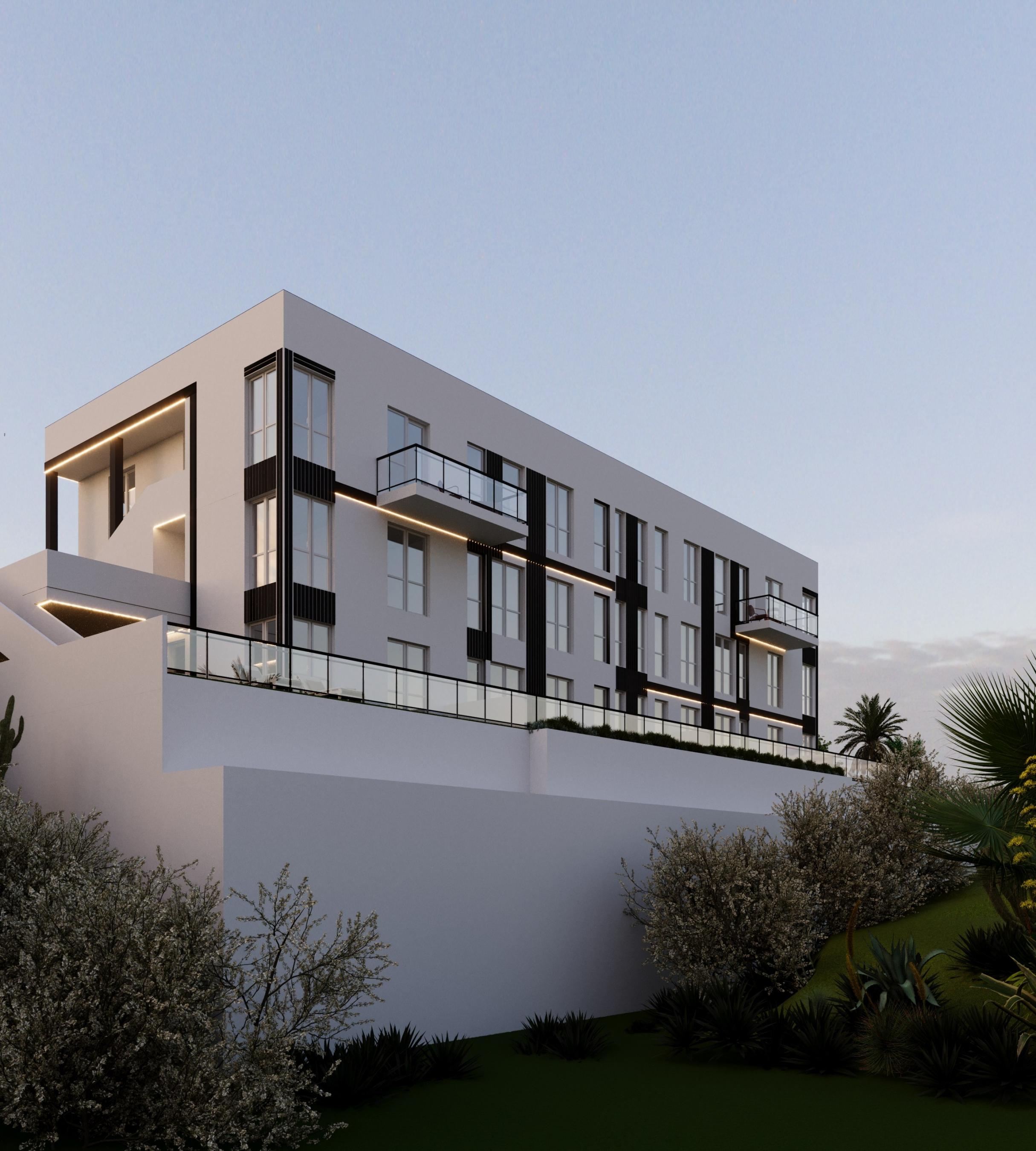 Bedroom in 2-bedroom new-build apartment, Golf Puig Campana, Finestrat