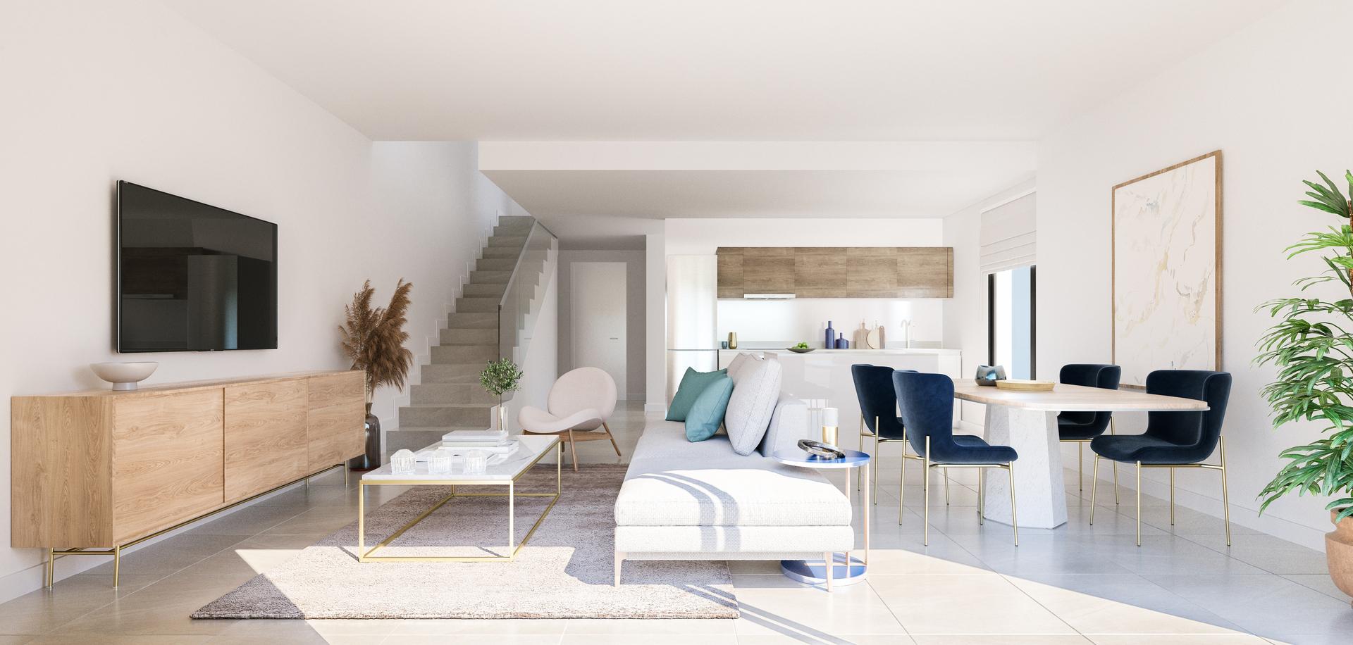Second bedroom in 3-bedroom new-build villa, Riviera del Sol, Mijas