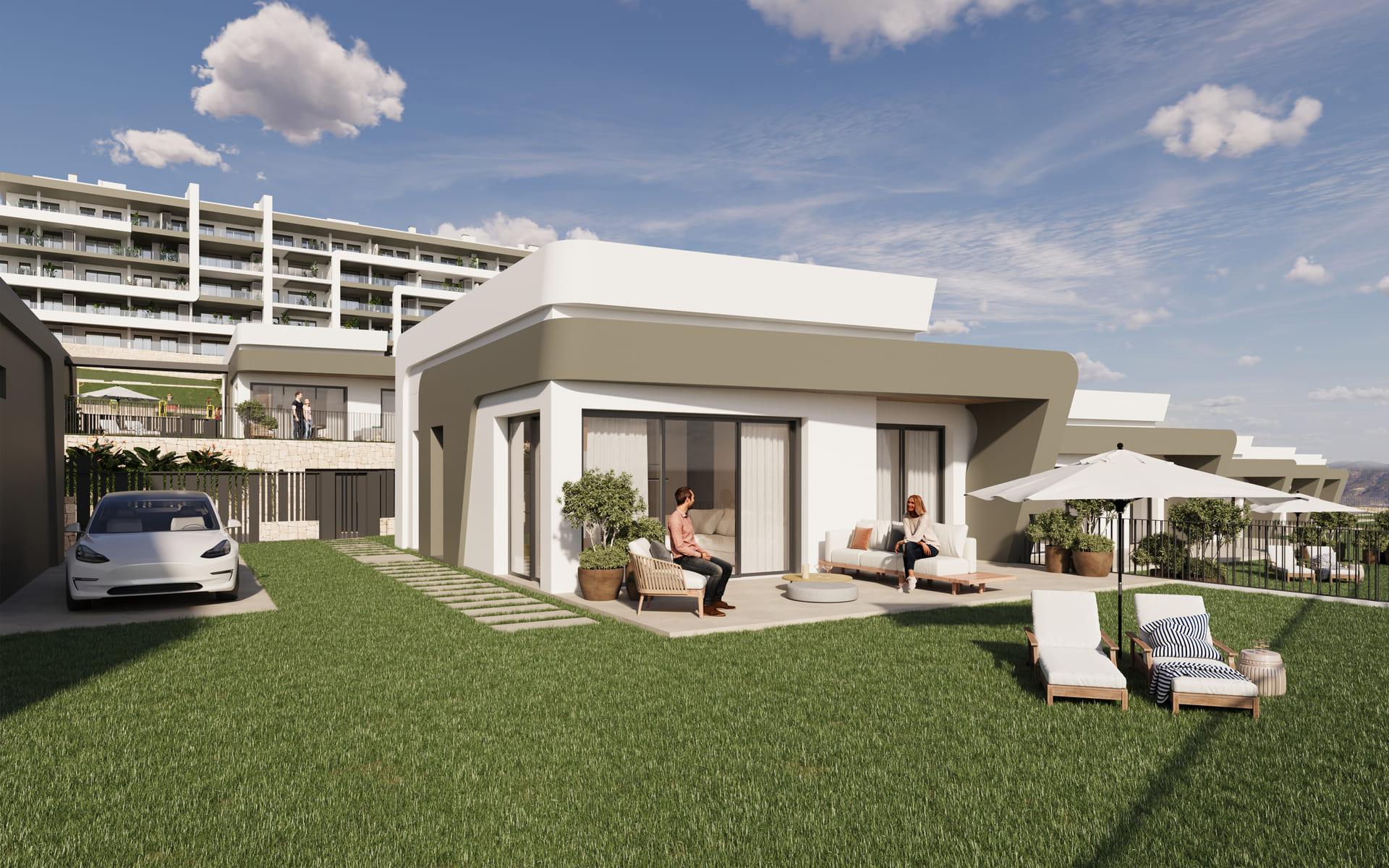 Second view of parking area included with penthouse, Bonalba-Cotoveta