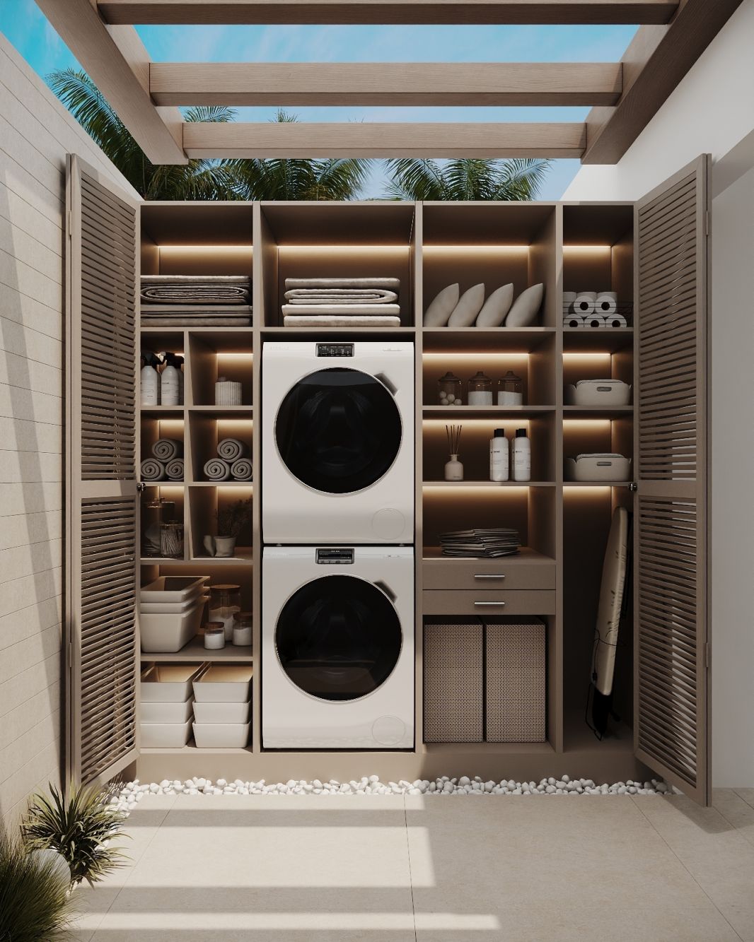 Show-home bedroom with contemporary furnishings in new-build apartment, Nueva Milla De Oro