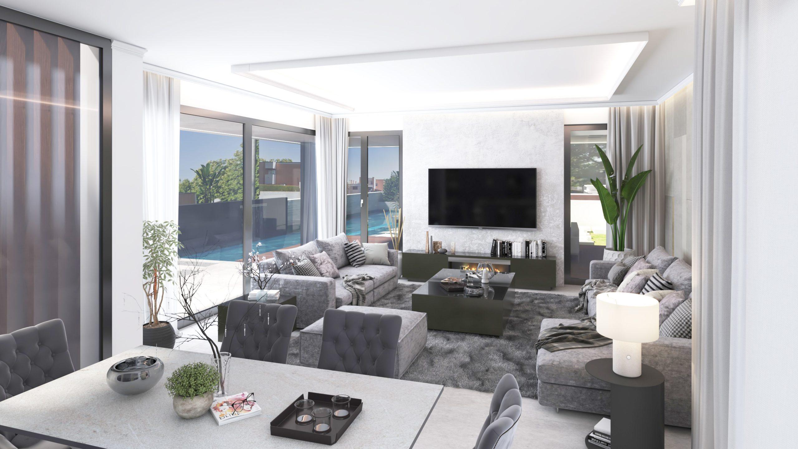 Double bedroom in 5-bedroom new-build villa, El Higuerón, Fuengirola