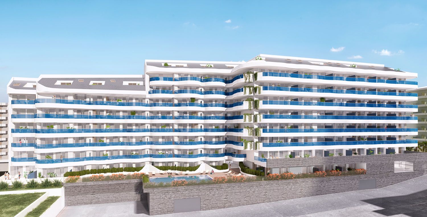 Entrance door and lobby of penthouse, Puerto Deportivo, Fuengirola