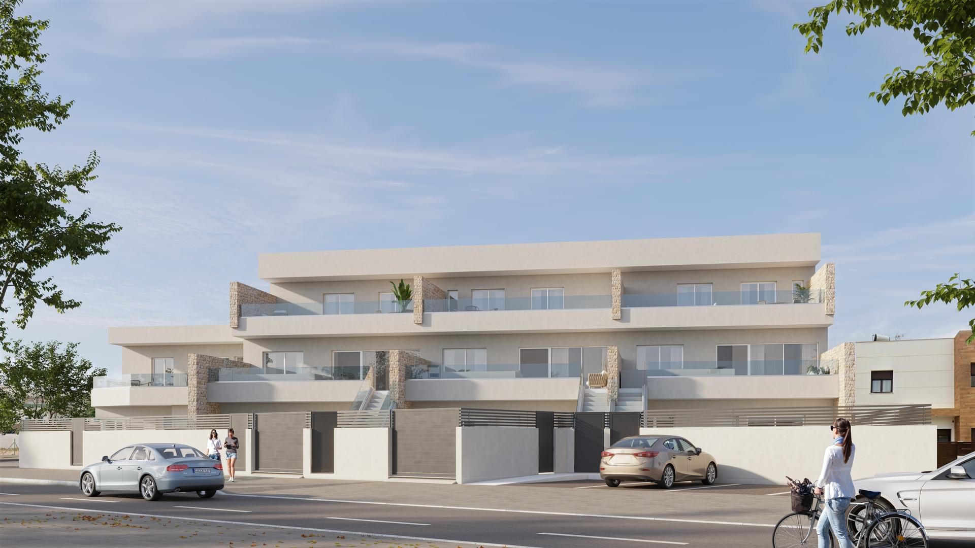 Open-plan living and kitchen area in 2-bedroom bungalow, Zona Pueblo