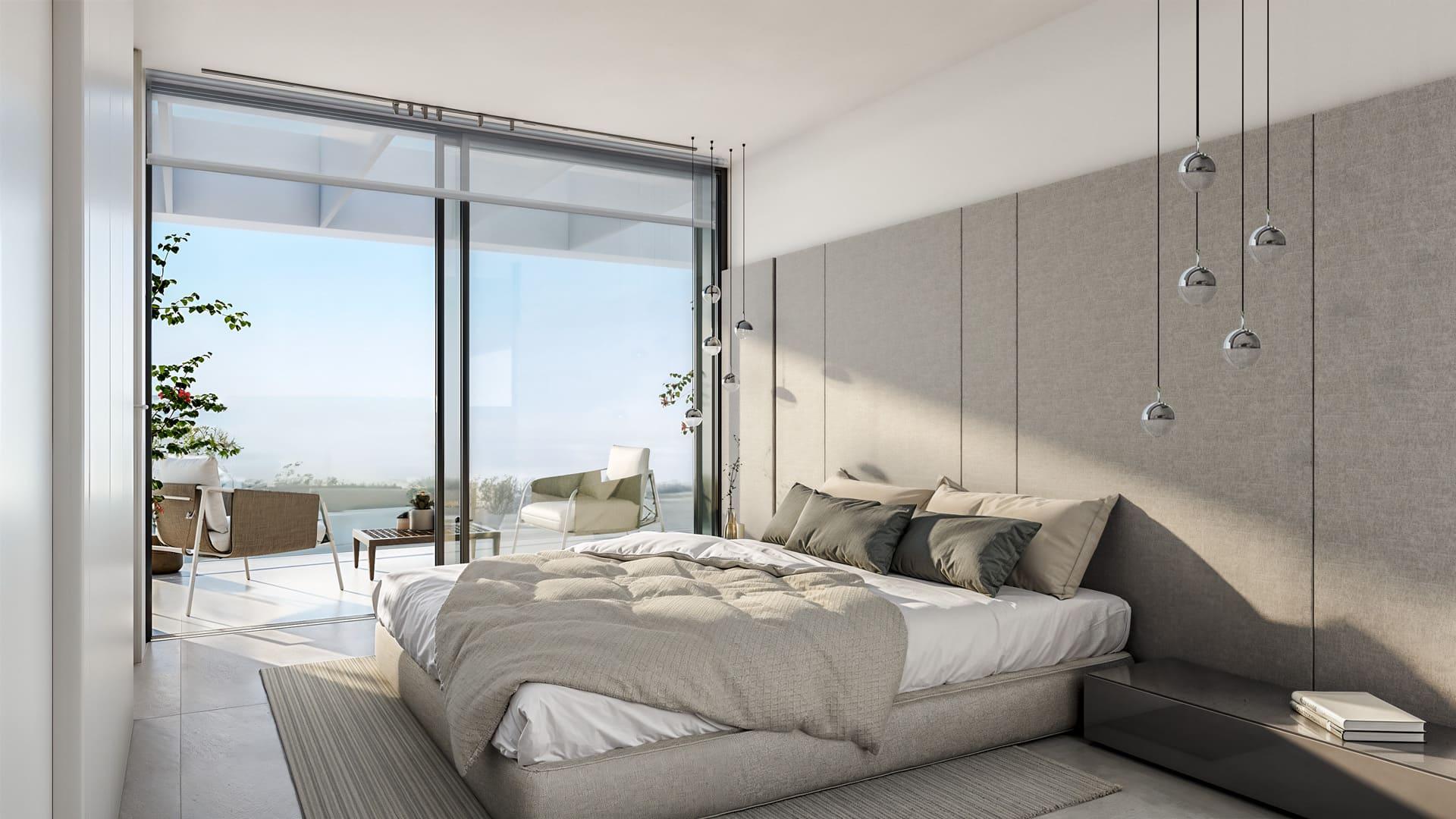 Floor plan of 2-bedroom third-floor apartment in Zona Las Mesas, Estepona