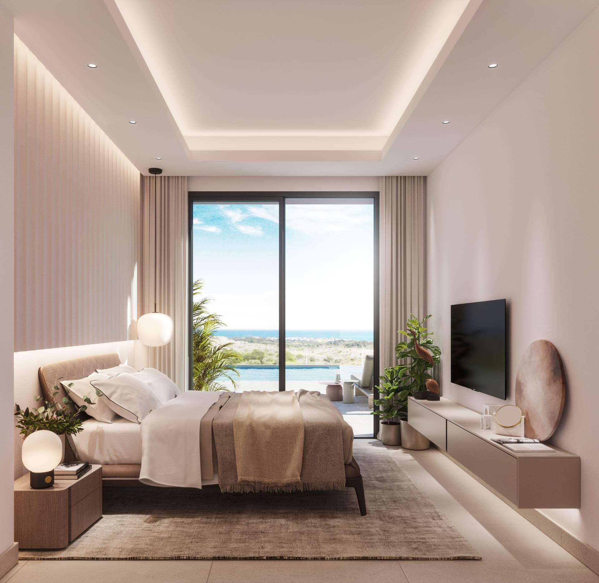 Fourth bedroom in 5-bedroom new-build villa, Hipodromo, Mijas