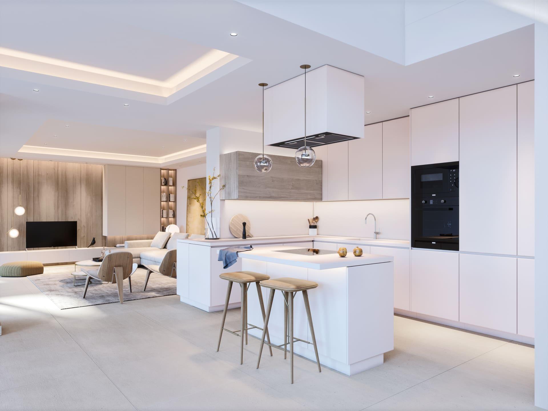 Second bedroom in 5-bedroom new-build villa, Hipodromo, Mijas