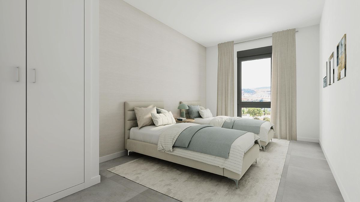 Second bedroom in new-build apartment, Arroyo Vaquero, Estepona