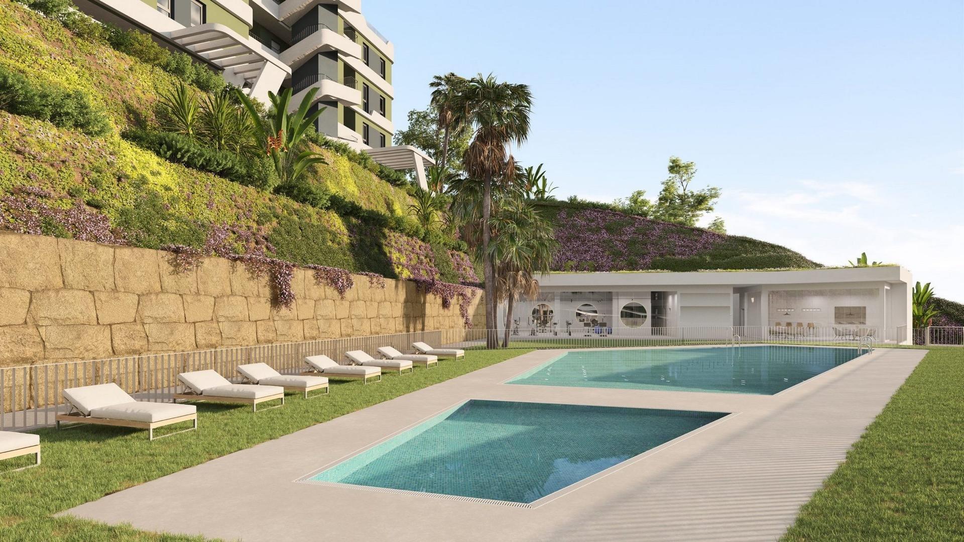 Third bedroom in second-floor 3-bedroom new-build apartment, La Cala de Mijas