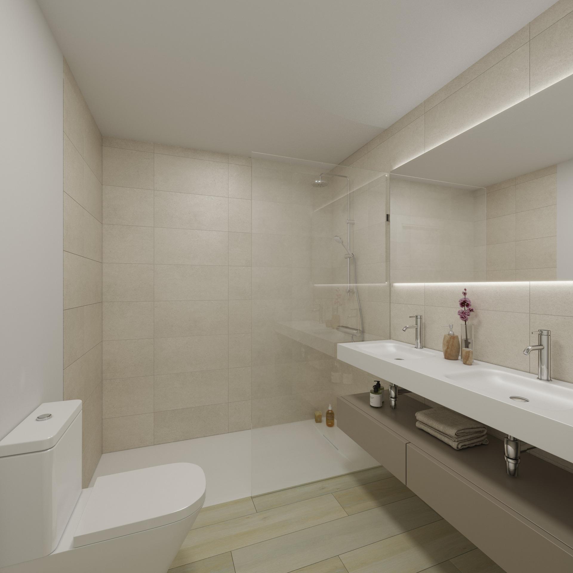 Second bedroom in 3-bedroom new-build penthouse, Montemar, Torremolinos