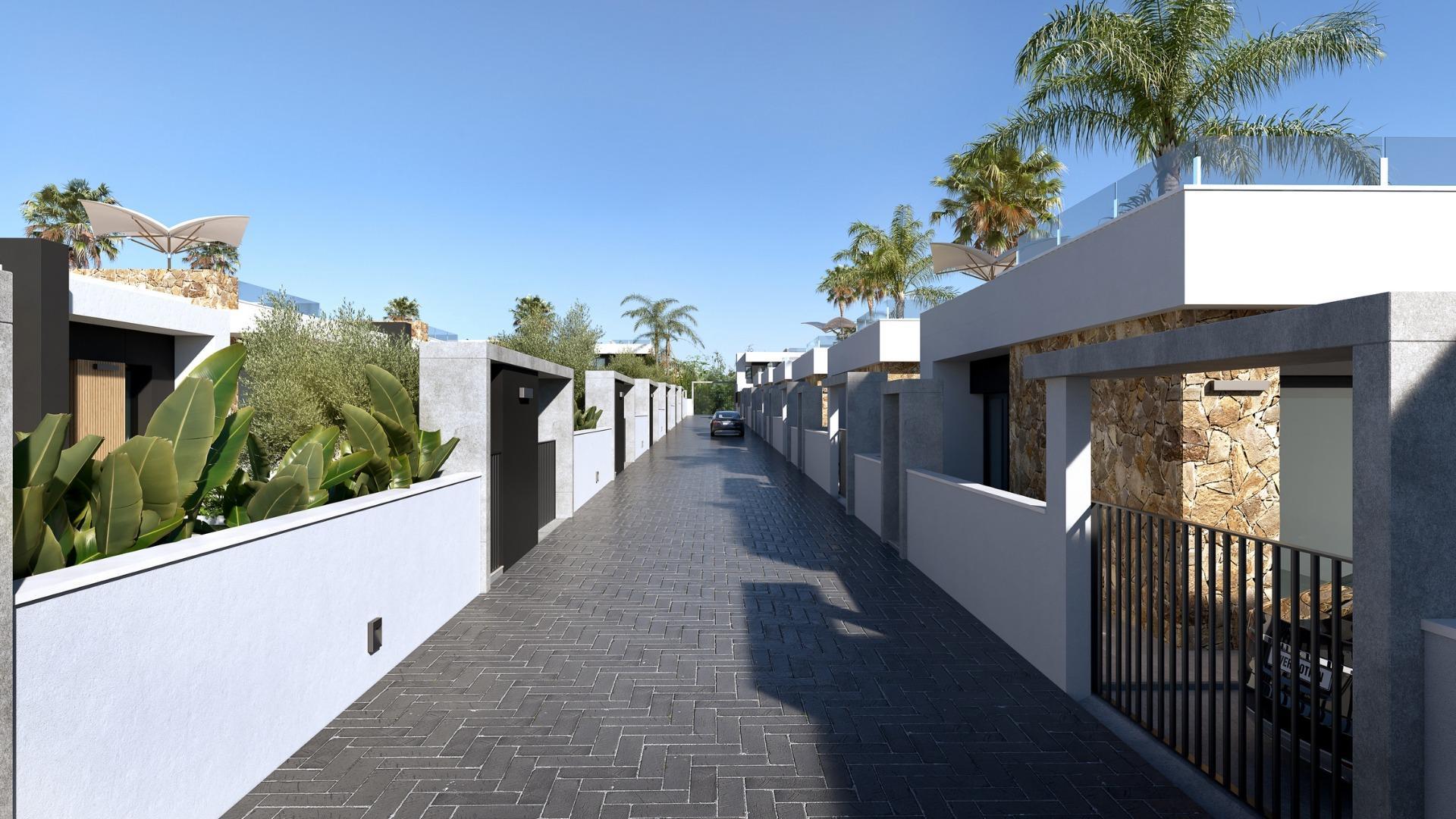 Electric shutters on window, new-build villa in Lo Marabú