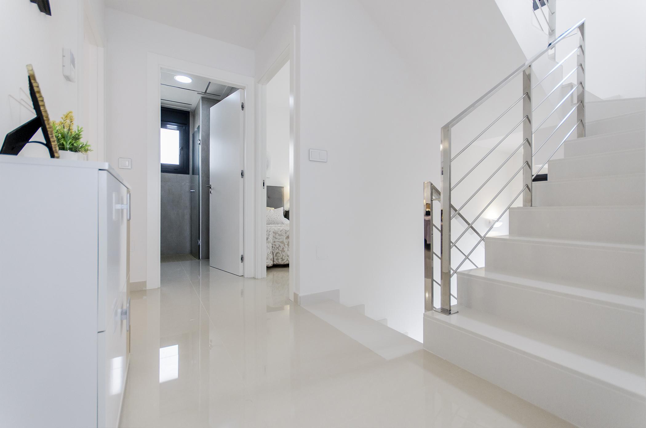 Main bedroom with window in 3-bedroom new-build villa, Bellavista, San Miguel De Salinas