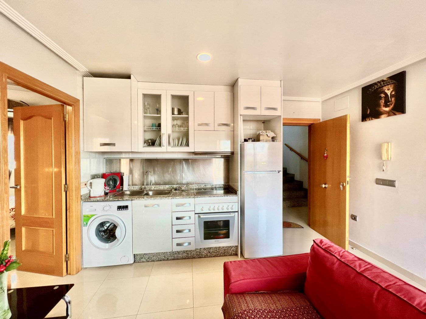 Hallway showing lift access inside residential building, Centro, Torrevieja