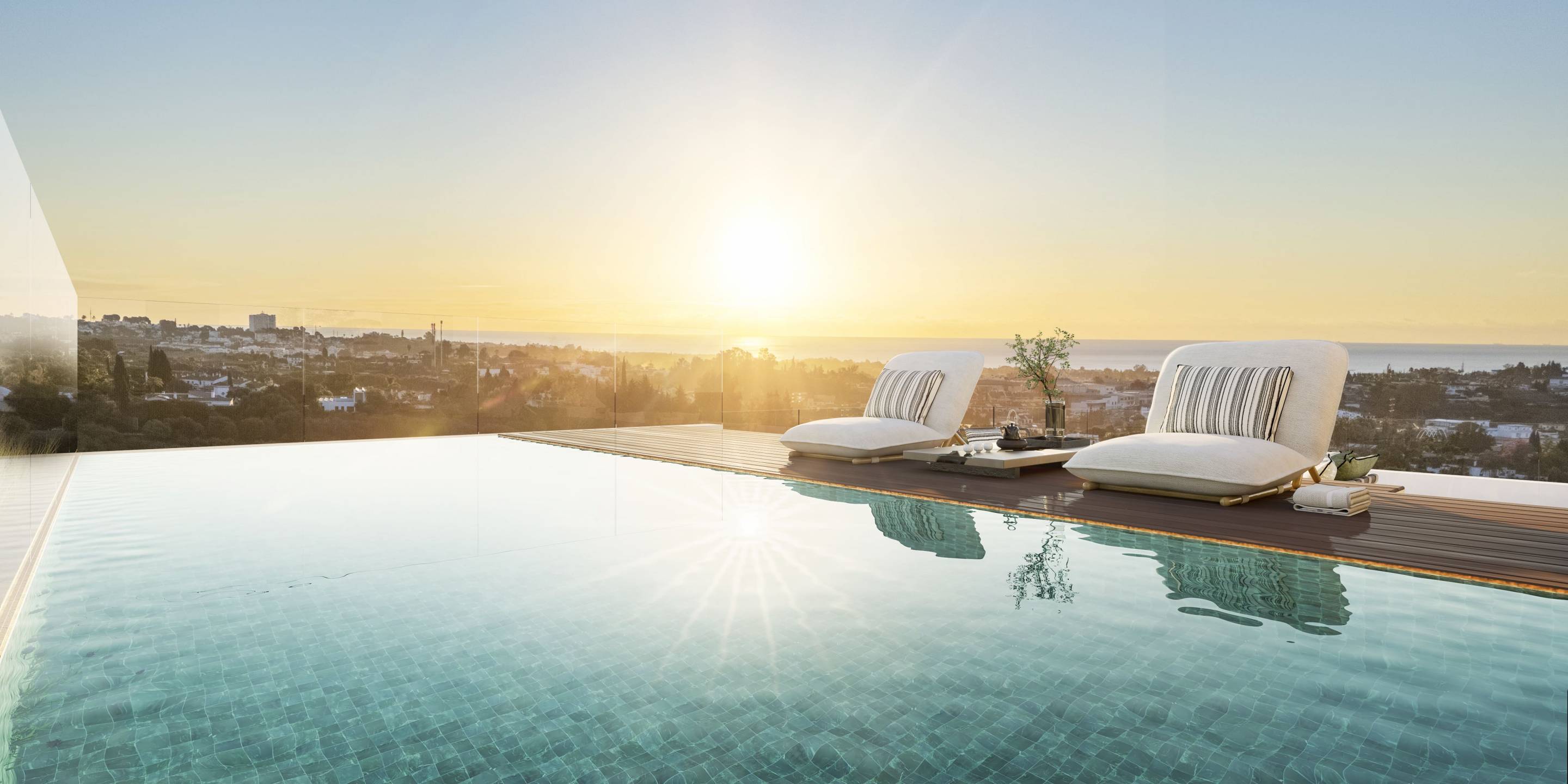 Living room with glazed doors to terrace, Los Almendros ground-floor apartment