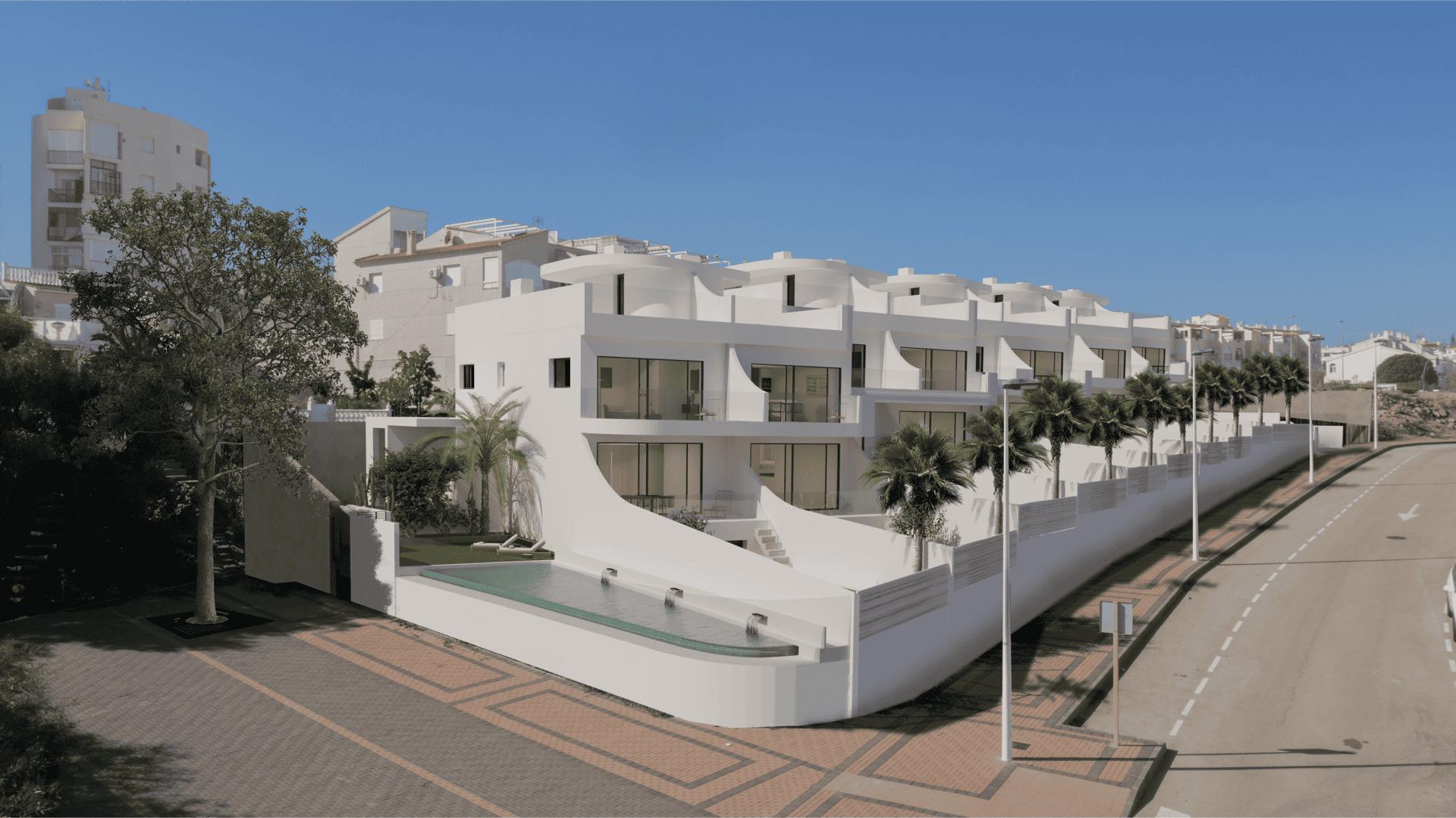 Development site plan showing plot position, Torre la Mata, Torrevieja