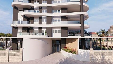 Second bathroom in 3-bedroom new-build apartment, Playa Arenal-Bol, Calpe