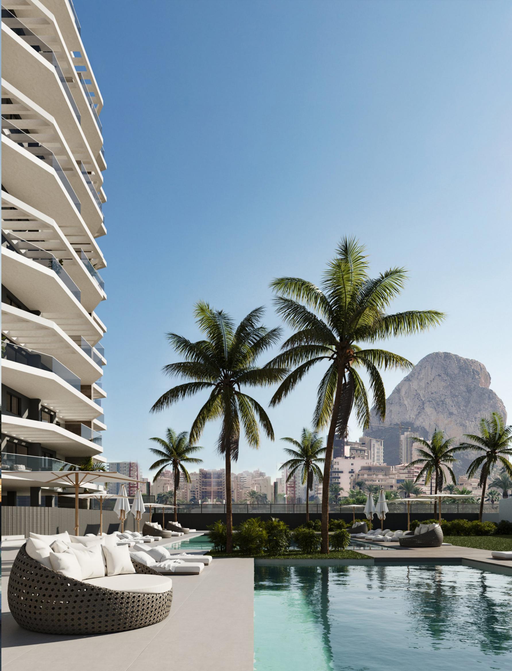 Third bedroom with natural light in 3-bedroom apartment, Playa Arenal-Bol, Calpe