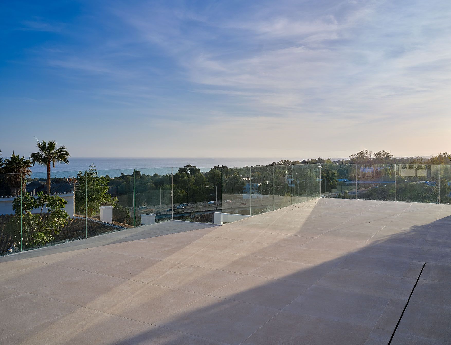 Surrounding hillside setting of new-build townhouse development, Valdeolletas, Marbella