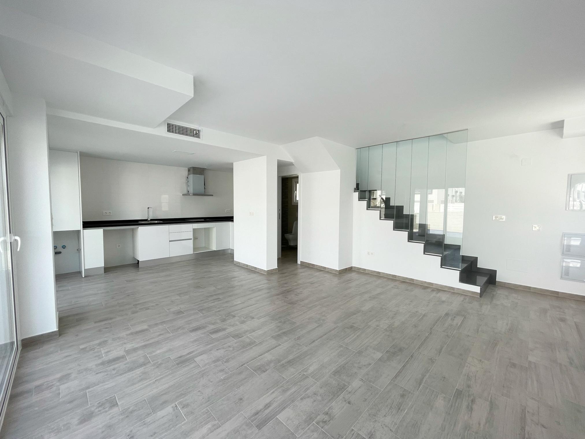 Private garden at ground level of new-build townhouse, Monte y Mar, Gran Alacant