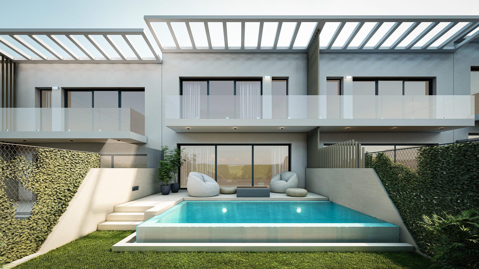 Living area in 4-bedroom townhouse, La Cala Golf, Mijas