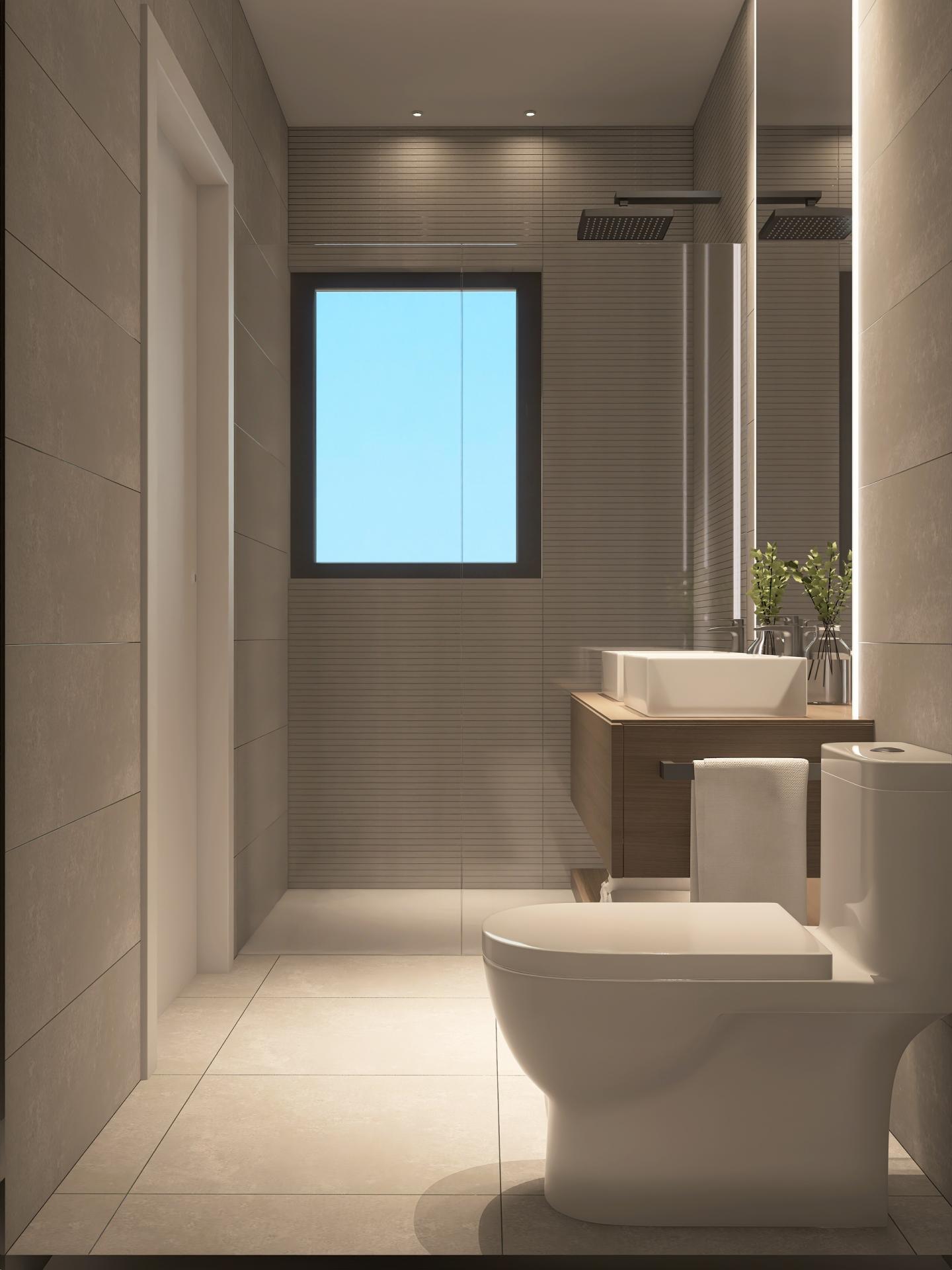 Third bedroom interior in new-build townhouse, La Cala Golf, Mijas