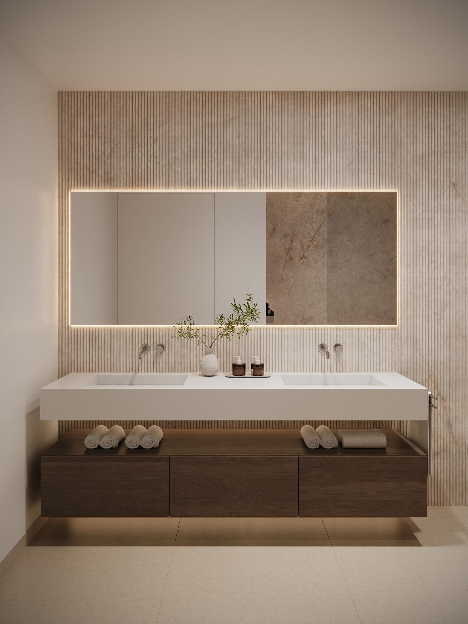 Ground-floor private entrance area of new-build bungalow, San Pedro, Marbella