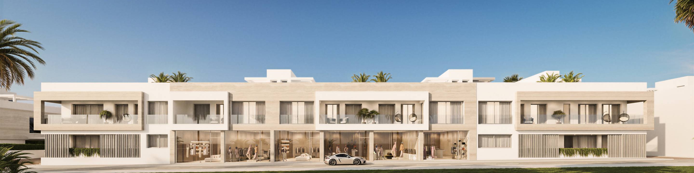 Second bedroom with window in 3-bedroom new-build bungalow, San Pedro, Marbella