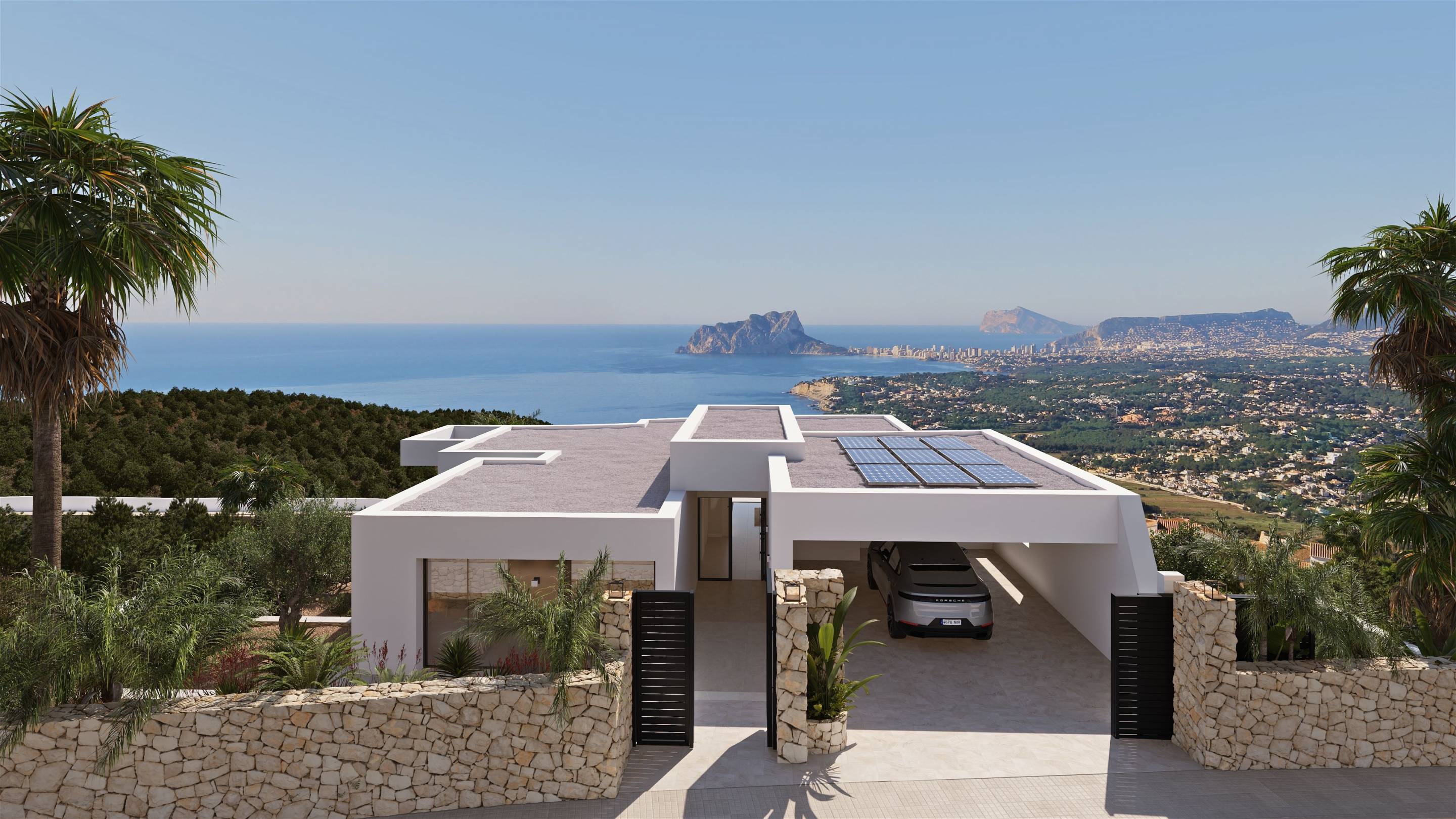 Second bedroom in 4-bedroom new-build villa, Alcassar, Benitachell
