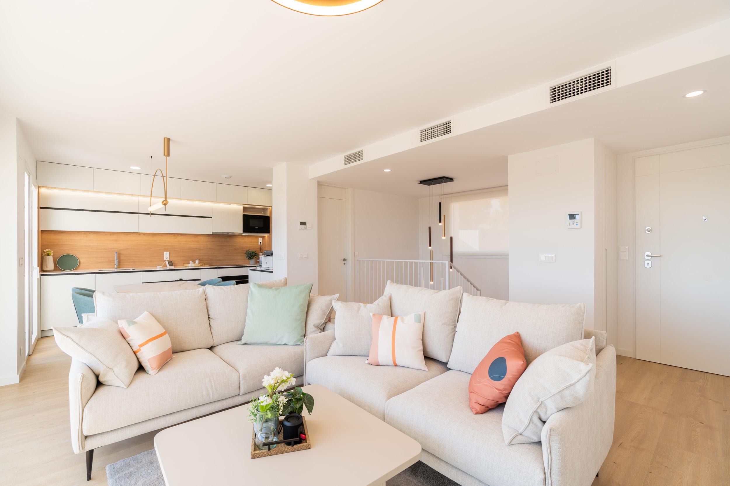 Private plot and garden boundary, 4-bedroom townhouse, Montebello, La Nucía